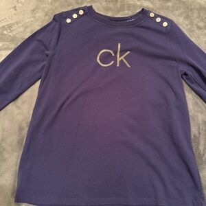Calvin Klein Crewneck with Gold Accents